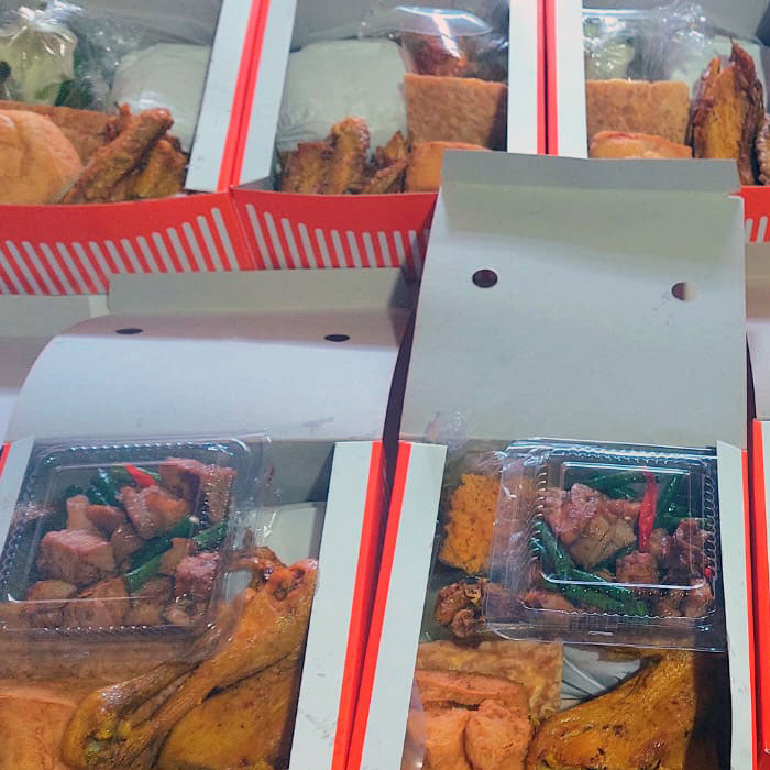 Nasi Box Ayam Kremes Blitar paket 3